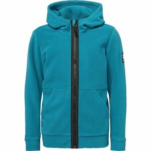 Lewro DIAN Dětská fleecová mikina, tyrkysová, velikost 164-170 obraz