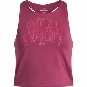 Under Armour MOTION BRANDED TANK Dívčí tílko, červená, velikost M obraz