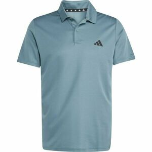 adidas TRAINING ESSENTIALS BASE POLO Pánské sportovní polo triko, světle modrá, velikost obraz