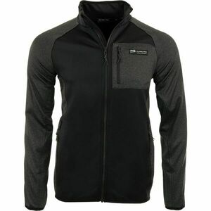 ALPINE PRO MUSAD Pánská outdoorová mikina, černá, velikost obraz