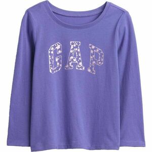 GAP V-FRCH LS BF LOGO TEE Dětské tričko, modrá, velikost 5Y obraz