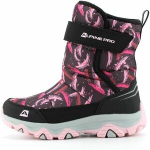 ALPINE PRO BENICO Dětská zimní obuv, růžová, velikost obraz
