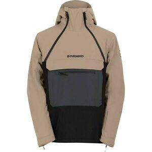FUNDANGO HYDRA ECO ANORAK Pánská lyžařská/snowboardová bunda, hnědá, velikost obraz