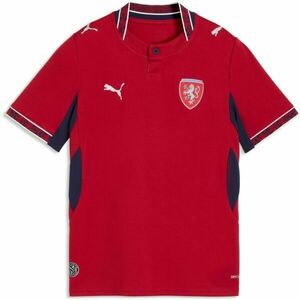 Puma FACR HOME JERSEY REPLICA JR Dětská replika fotbalového dresu, červená, velikost obraz