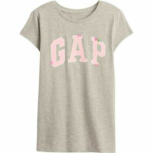 GAP V-AUG SS VAL GR Dívčí tričko, šedá, velikost obraz