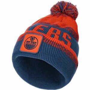 FANATICS EDMONTON OILERS THRIVE CUFFED POM BEANIE Čepice, modrá, velikost obraz