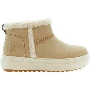 U.S. POLO ASSN. ICY Dámské zimní boty, béžová, velikost obraz