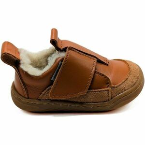 PEGRES SBF 64W Dětská zimní barefoot obuv, hnědá, velikost obraz