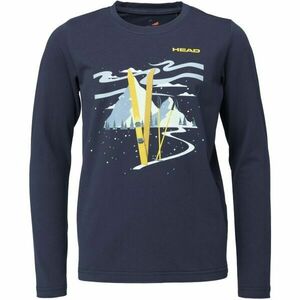 Head SION Dětské triko s dlouhým rukávem, tmavě modrá, velikost 152-158 obraz