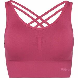 Fitforce YANKA Dámská bezešvá podprsenka, vínová, velikost obraz