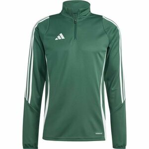 adidas TIRO24 TRAINING TOP Pánská mikina, tmavě zelená, velikost obraz