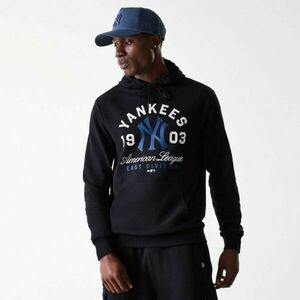 New Era NEW YORK YANKEES MLB WORDMARK HOODIE Pánská mikina, černá, velikost obraz
