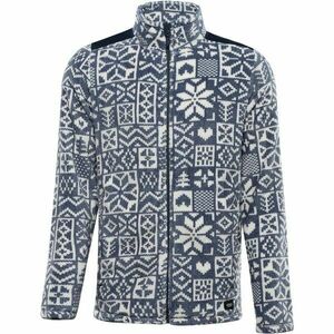 ALPINE PRO EFLIN Pánská fleecová mikina, modrá, velikost obraz