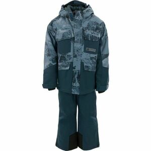 ALPINE PRO SCEDO Dětský lyžařský set, tmavě modrá, velikost 140-146 obraz