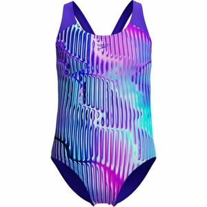 Speedo SPLASHBACK Dívčí jednodílné sportovní plavky, fialová, velikost 13-14Y obraz