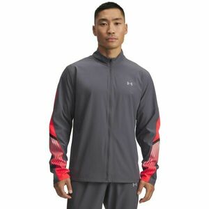 Under Armour VELOCITI STORM Pánská bunda, šedá, velikost M obraz