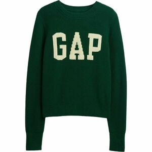 GAP V-FRCH- LOGO SWEATER Dámský svetr, tmavě zelená, velikost obraz
