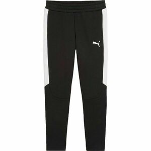 Puma TEAMEVOSTRIPE PANTS JR Dětské tepláky, černá, velikost obraz