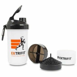 EXTRIFIT TRIPLE 600ML Šejkr, bílá, velikost obraz