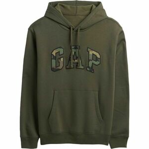 GAP V-HERITAGE CAMO FILL LOGO HD Pánská volnočasová mikina, khaki, velikost obraz