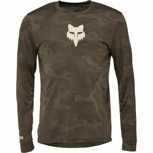 Fox RANGER TRU DRI LS Pánský dres na kolo, khaki, velikost obraz