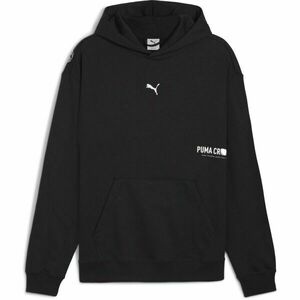 Puma M GRAPHIC FRENCH TERRY HOODIE Pánská mikina, černá, velikost obraz