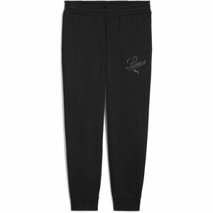 Puma ESSENTIALS SCRIPT SWEAT PANTS FL Dámské tepláky, černá, velikost obraz