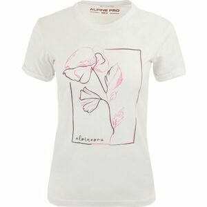 ALPINE PRO NUNA Dámské triko, bílá, velikost obraz