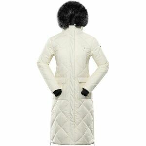 ALPINE PRO GOSBERA Dámský kabát, béžová, velikost obraz