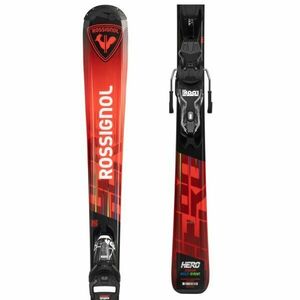Rossignol HERO JR 130-150 XPRESS JR + XPRESS 7 GW Juniorské sjezdové lyže, červená, velikost obraz