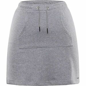 ALPINE PRO HOFRA Dámská letní sukně v délce nad kolena, šedá, velikost obraz