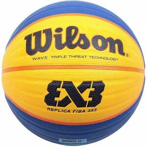 Wilson FIBA 3X3 REPLICA RBR Basketbalový míč, žlutá, velikost obraz