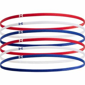 Under Armour MINI ELASTIC 6PK Dámské čelenky, červená, velikost obraz