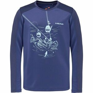 Head MORIS Chlapecké triko s dlouhým rukávem, tmavě modrá, velikost 164-170 obraz