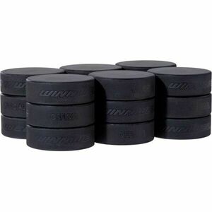 WINNWELL HOKEJOVÝ PUK OFICIÁLNÍ (18KS) BOX Hokejový puk, černá, velikost obraz