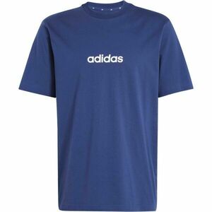 adidas ESSENTIALS LINEAR TEE Pánské tričko, tmavě modrá, velikost obraz