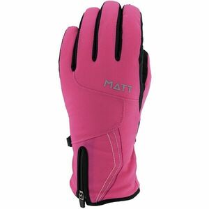 Matt ANAYET JUNIOR GLOVES Dětské lyžařské rukavice, růžová, velikost 12Y obraz
