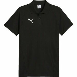 Puma TEAMEVOSTRIPE POLO Pánské polo triko, černá, velikost obraz