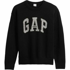 GAP V-JPN GAP ATHLETIC LOGO INTARSIA CREW Chlapecký svetr, černá, velikost obraz