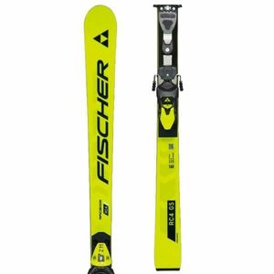 Fischer RC4 WC GS JR M-PLATE + RC4 Z11 FF GW Sjezdové lyže, žlutá, velikost obraz