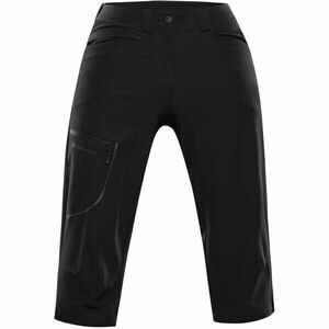 ALPINE PRO WEDERA 2 Dámské tříčtvrteční kalhoty, černá, velikost obraz