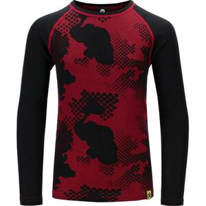 Bula FREERIDE MERINO WOOL Dětské vlněné tričko, černá, velikost 10Y obraz