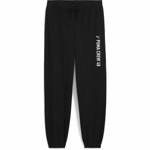 Puma M GRAPHIC FRENCH TERRY JOGGER Pánské tepláky, černá, velikost obraz