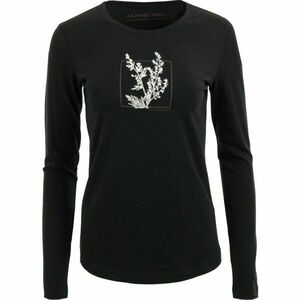 ALPINE PRO SFERA Dámské triko s dlouhými rukávy, černá, velikost obraz