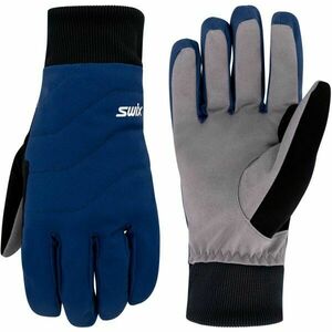 Swix TUR SOFTSHELL GLOVE Lyžařské rukavice, modrá, velikost obraz