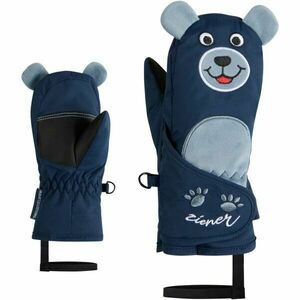 Ziener LANIMALO-Z MINIS Dětské lyžařské palčáky, tmavě modrá, velikost obraz