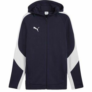 Puma TEAMEVOSTRIPE HOODED JACKET Pánská bunda, tmavě modrá, velikost obraz