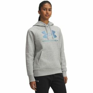 Under Armour RIVAL FLEECE SHIMMER Dámská mikina, šedá, velikost M obraz