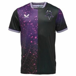 CASTORE SK SLAVIA PRAGUE PRO AWAY SS SHIRT Pánský fotbalový dres, černá, velikost XXL obraz