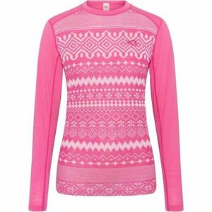 KARI TRAA LIVE Dámské merino triko, růžová, velikost obraz